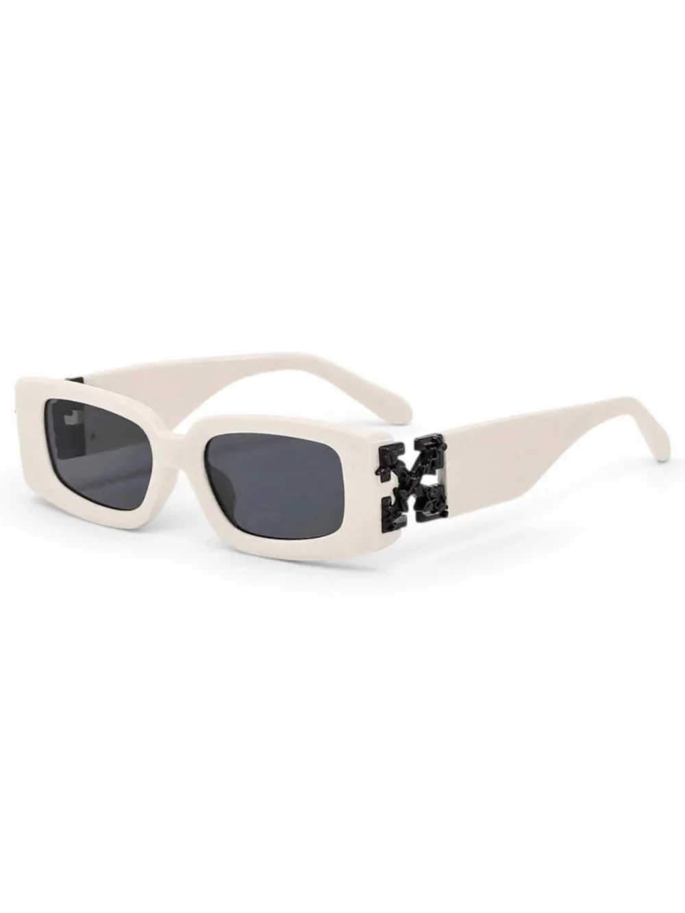 $895 Authentic OFF-WHITE Made in ITALY Unisex White Sunglasses 52*18-145